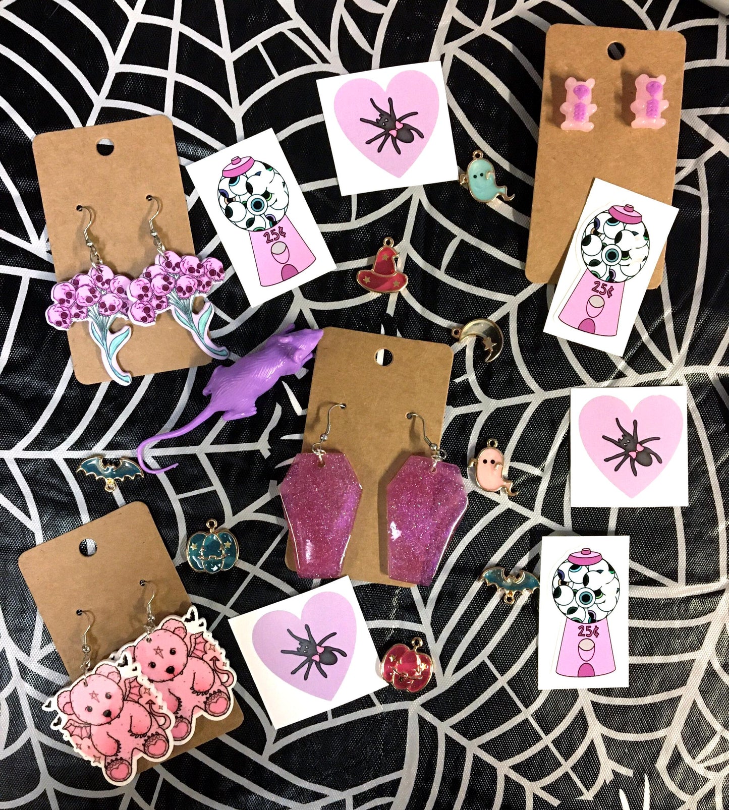 "Pastel Goth" Lucky Dip – Jewelry, Stickers, Trinkets