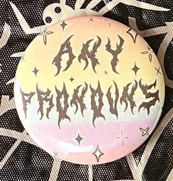 Custom Pronoun Pins