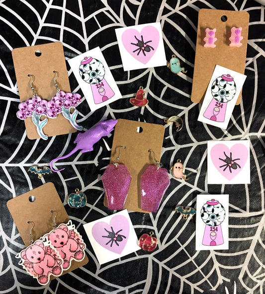 "Pastel Goth" Lucky Dip – Jewelry, Stickers, Trinkets