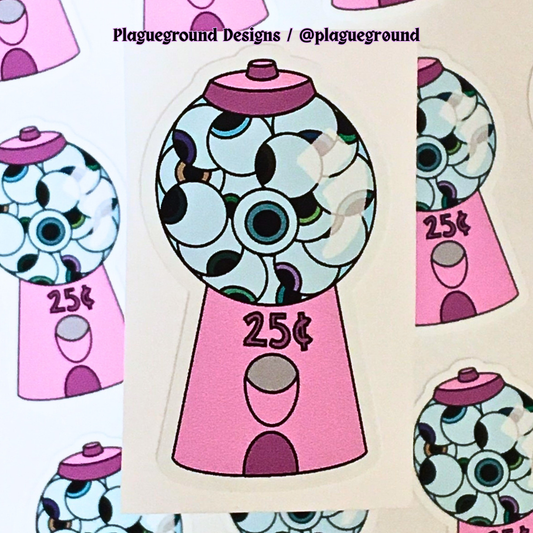 Eyeball Machine Sticker