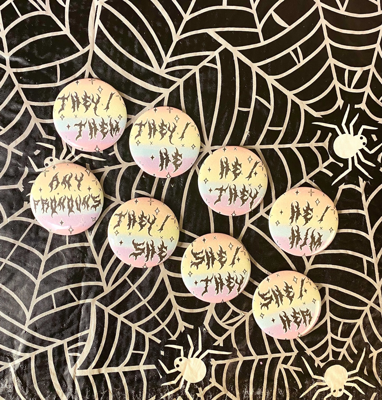 Custom Pronoun Pins