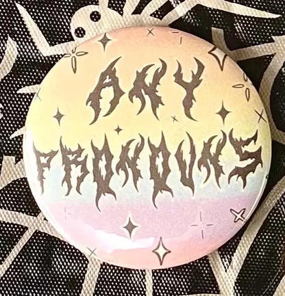 Custom Pronoun Pins